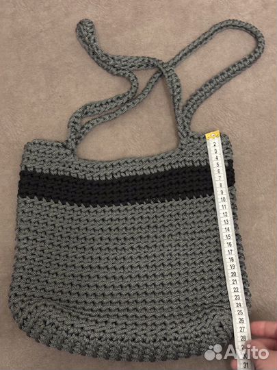 Сумка из шнура ручная работа