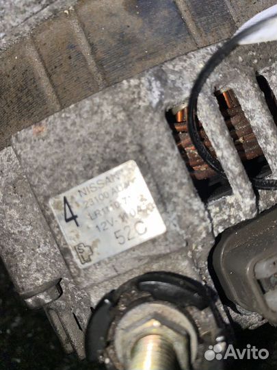 Генератор QR20DE Nissan Primera P12 TNP12 23100AU4