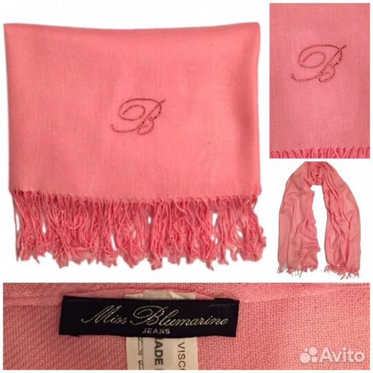 Шарф Laura Biagiotti с мехом/Blumarine/Iceberg New