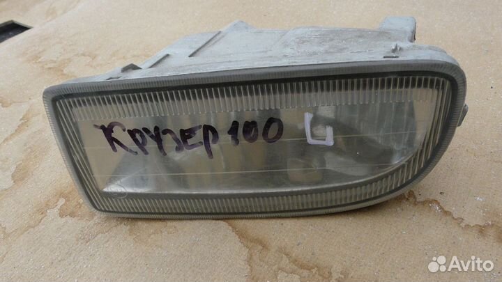 Тойота ланд крузер100 противотуманка левая