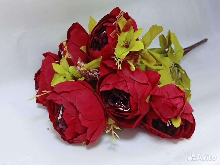 Пионы. Искусственные цветы