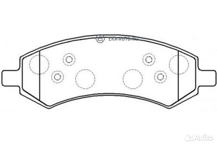 SB nagamochi BP53004 Колодки дисковые dodge Ram 1500 3.6 5.7 17- BP53004