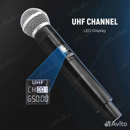 Радиосистема мульти-микрофоны szkoston 60м