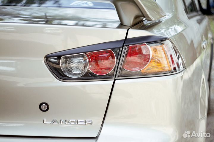 Реснички на задние фонари Mitsubishi Lancer 2007-2