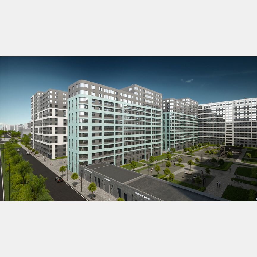 1-к. квартира, 34,2 м², 13/15 эт.