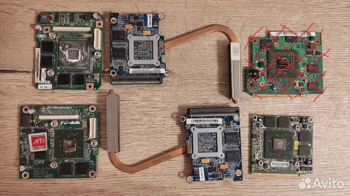 Видеокарты для ноутов Acer, Toshiba, Fujitsu, Asus