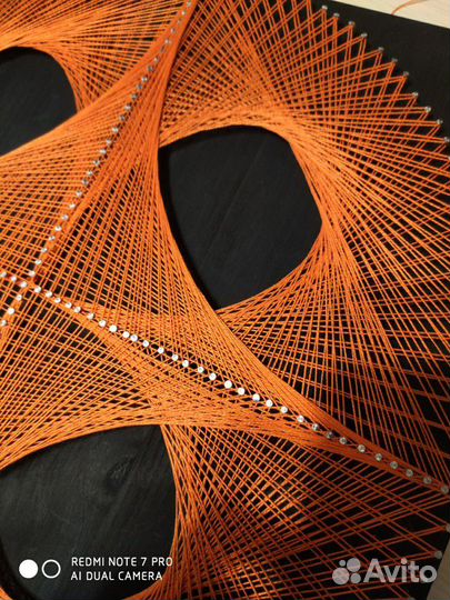 Картина в технике стринг арт