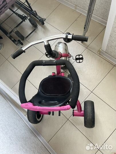 3х колесный велосипед с ручкой