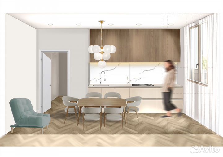 Визуализатор интерьера, скетчер