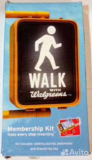 Шагомер электронный Walk with Walgreens