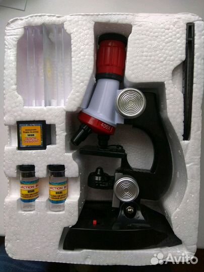 Микроскоп оптический увеличение 100-1200 раз