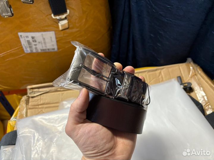 Мужской кожаный ремень