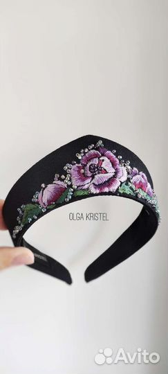 Кокошник современный ручной работы