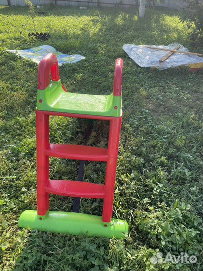 Детская горка пластиковая бу