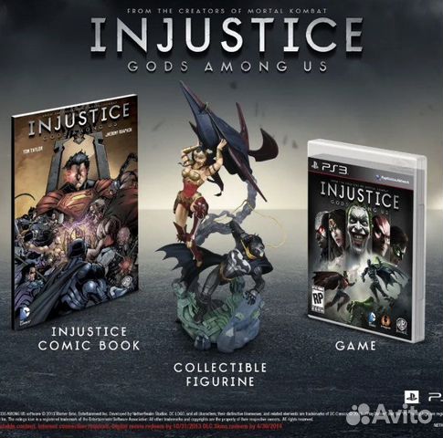 Injustice Gods Among Us Collector’s Edition - PS3 купить в Москве ...