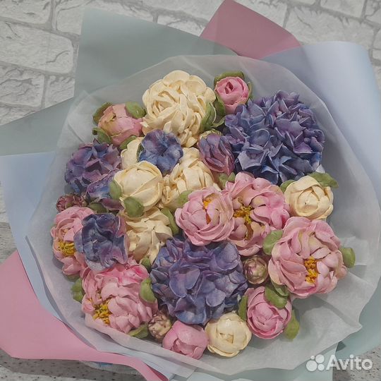 Букеты из зефира