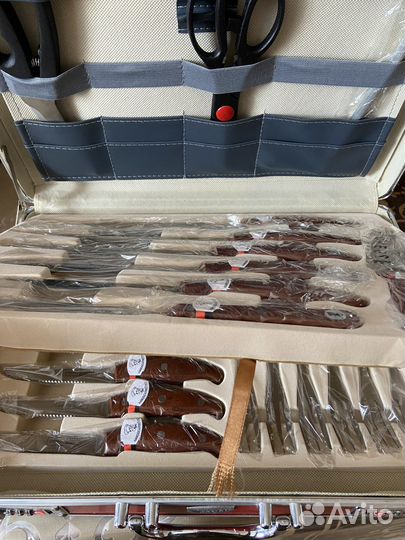 Набор ножей и вилок для барбекю