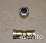 Фитинг прямой д.10*10 проходной металлич (Camozzi)