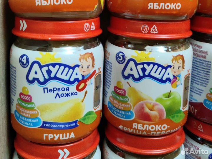 Детское фруктовое пюре Агуша - обмен