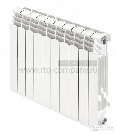 Радиатор биметаллический Radena сs-350 10-секций