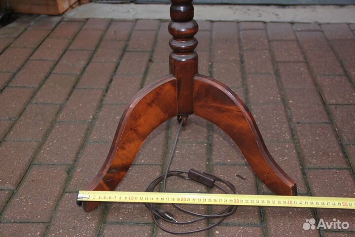 Торшер напольный светильник маркиз абажур гдр СССР