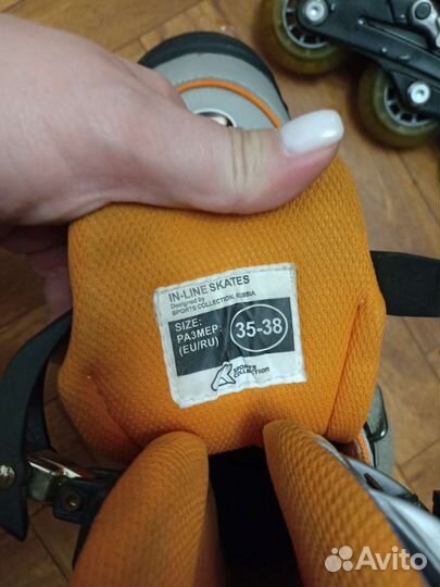 Роликовые коньки 3 пары Matrix roces abec-1 защита