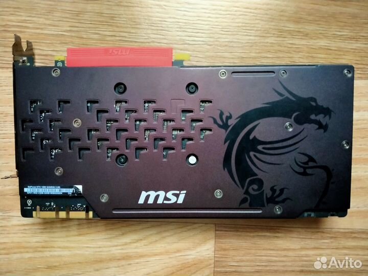 Видеокарта GTX 1080 MSI gaming X 8GB