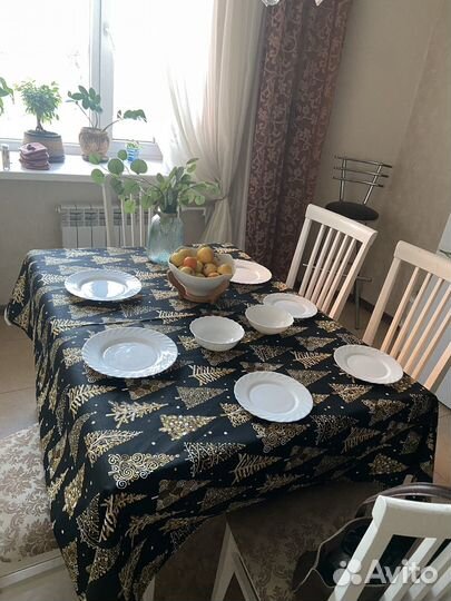 Скатерть новогодняя 160x180 см