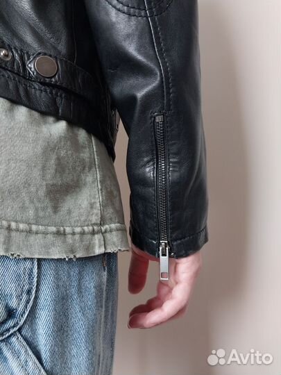 Кожаная куртка мужская снежная королева