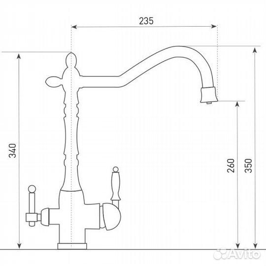 Смеситель Zigmund & Shtain ZS 1900B Млечный путь