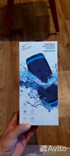 Портативная колонка Fiero Vortex M, синий