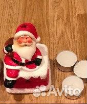 Новогодний венок с подсвечником