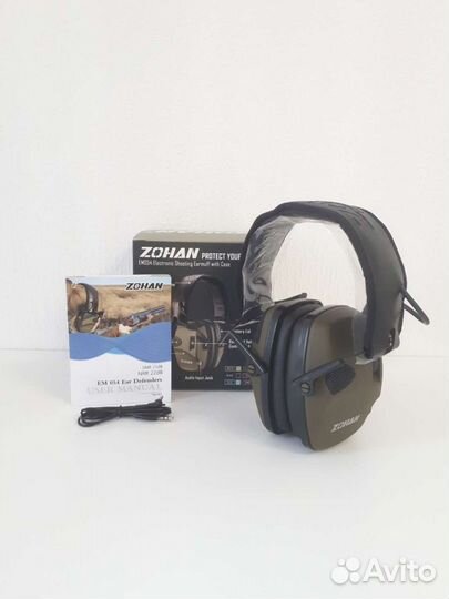 Активные наушники для стрельбы zohan