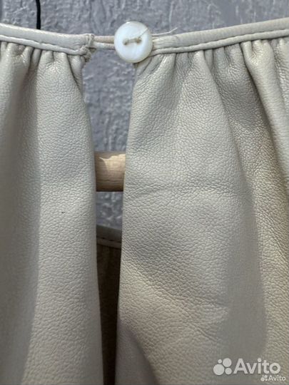 Новая блузка из эко кожи Lindex, S/M