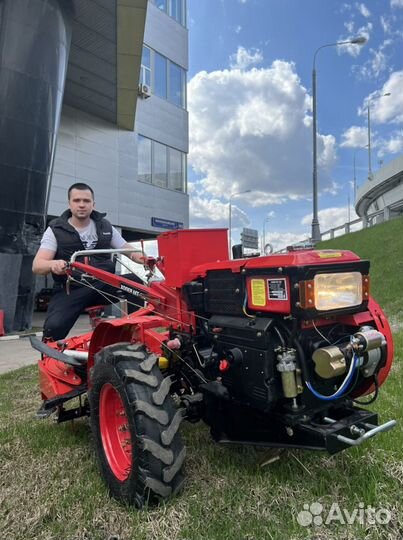 Мотоблок дизельный Хопер 15Е (15лс)