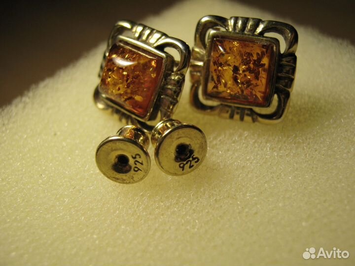 Серебряные серьги 925 проба
