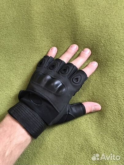 Перчатки тактические беспалые