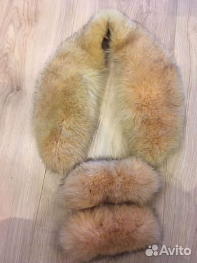 Меховой воротник и манжеты