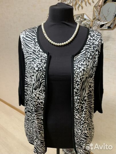 Блузка женская на молнии р.54-56