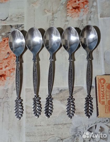 Кофейные ложки мельхиор