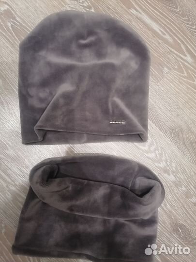 Комплект шапка и снуд женский