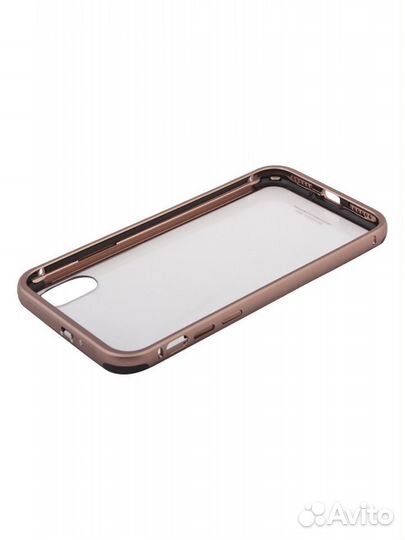 Премиум Чехол-Кейс (Стекло/Металл) iPhone X / XS