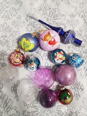 Шары новогодние. Ёлочные игрушки