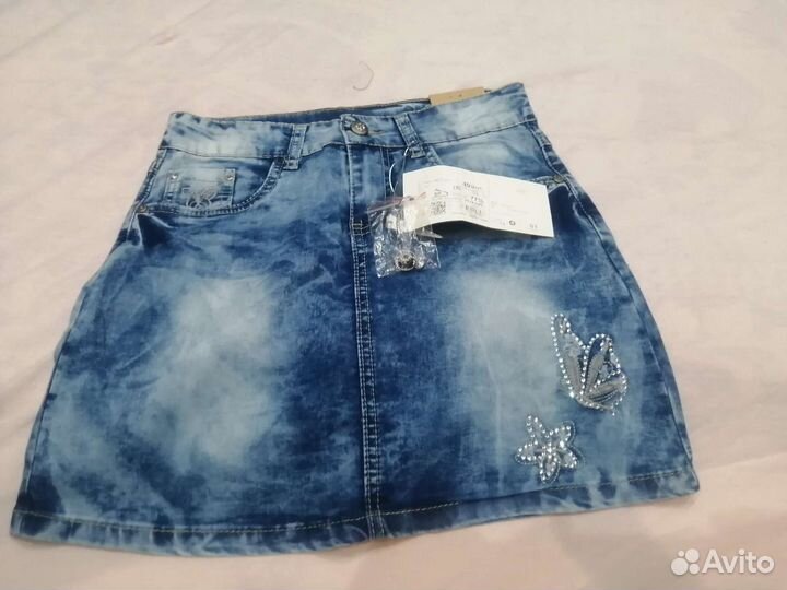 Юбка джинсовая