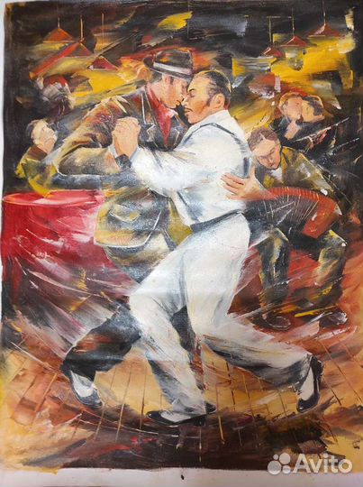 Картина маслом на холсте 