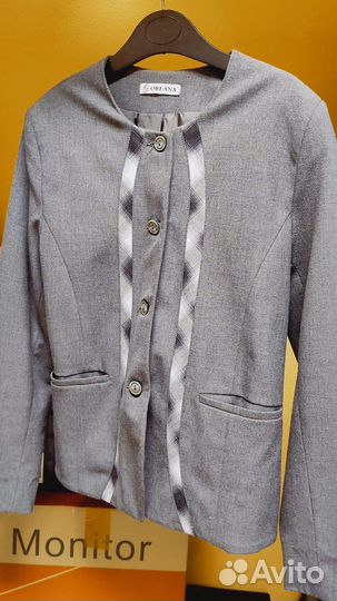 Пиджак школьный для девочки, 152 см