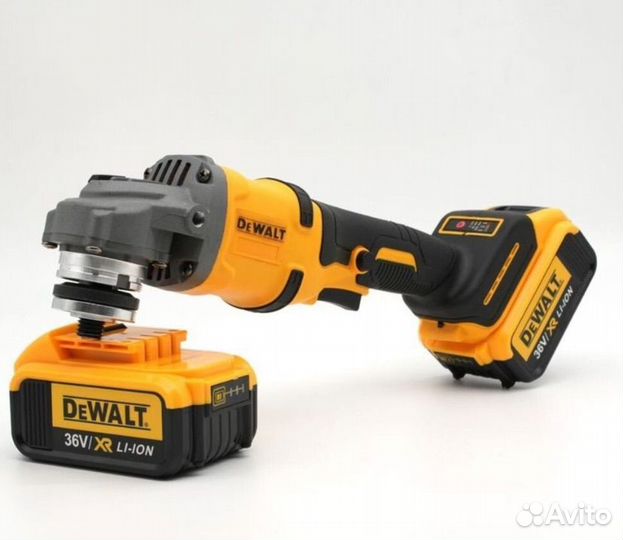 Аккумуляторная ушм болгарка DeWalt