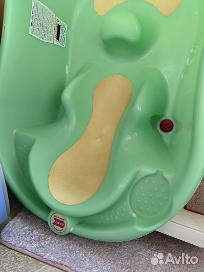 Ванночка для купания с термометром