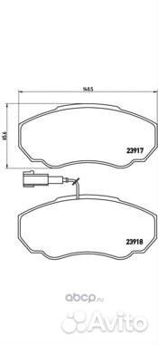 Колодки тормозные fiat jumper boxer ducato