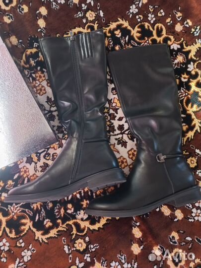 Сапоги женские натуральная кожа 39 размер